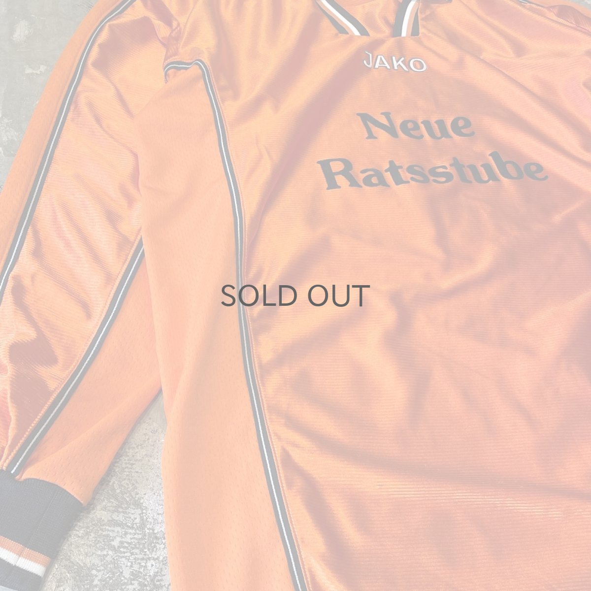 画像5: EURO ORANGE NUMBERING L/S GAME SHIRT / Mens XL (5)