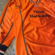 画像5: EURO ORANGE NUMBERING L/S GAME SHIRT / Mens XL (5)