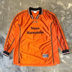 画像1: EURO ORANGE NUMBERING L/S GAME SHIRT / Mens XL (1)