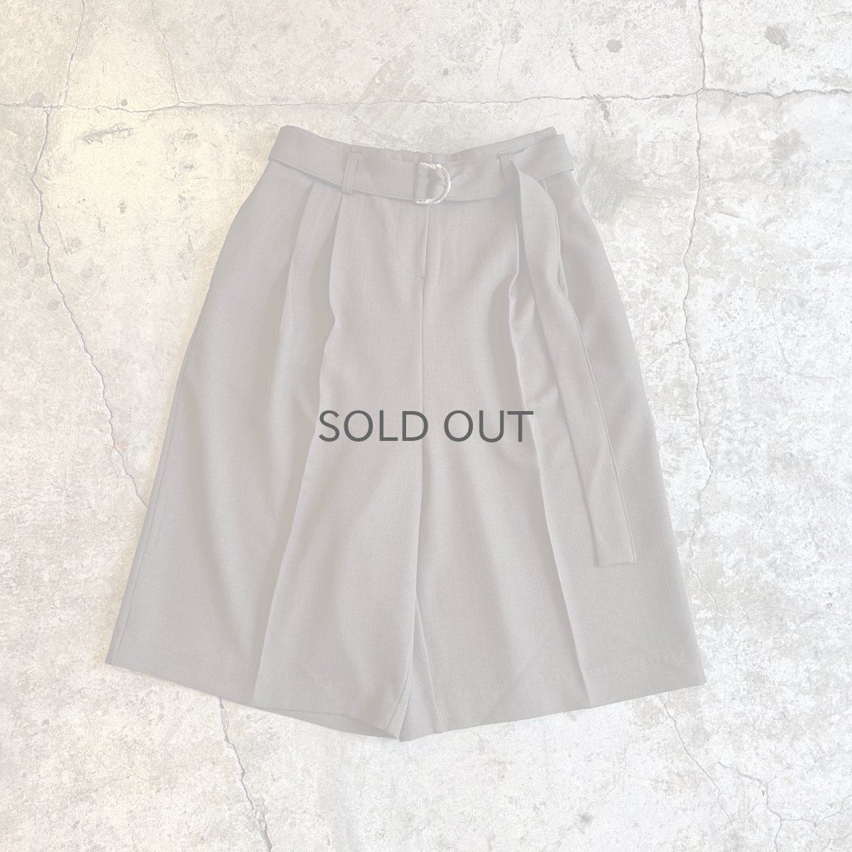 画像1: 【WONDERGROUND】BERMUDA SLACKS SHORTS / BROWN / OS (1)