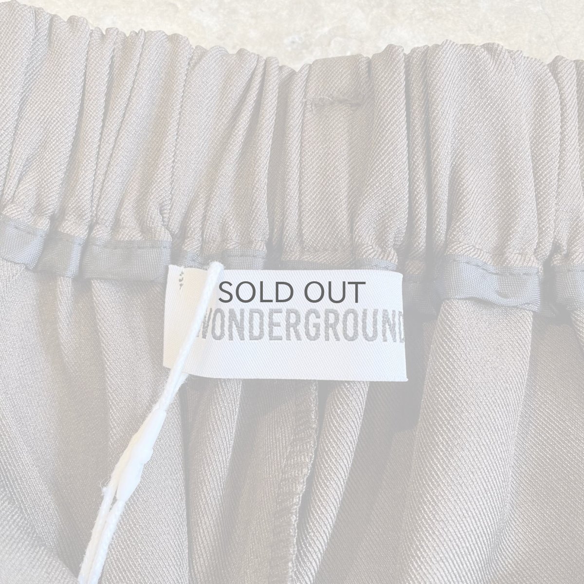 画像9: 【WONDERGROUND】BERMUDA SLACKS SHORTS / BROWN / OS (9)