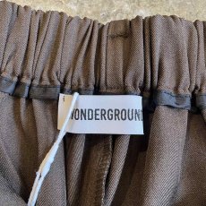 画像9: 【WONDERGROUND】BERMUDA SLACKS SHORTS / BROWN / OS (9)