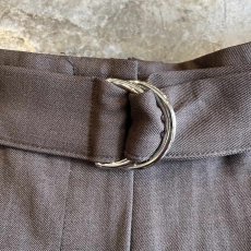 画像7: 【WONDERGROUND】BERMUDA SLACKS SHORTS / BROWN / OS (7)