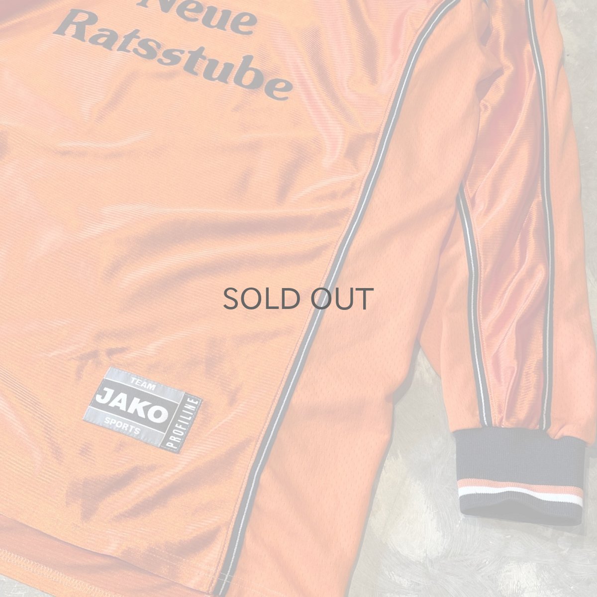 画像6: EURO ORANGE NUMBERING L/S GAME SHIRT / Mens XL (6)