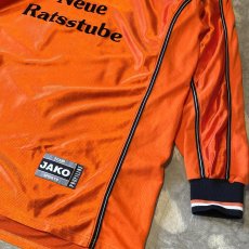 画像6: EURO ORANGE NUMBERING L/S GAME SHIRT / Mens XL (6)