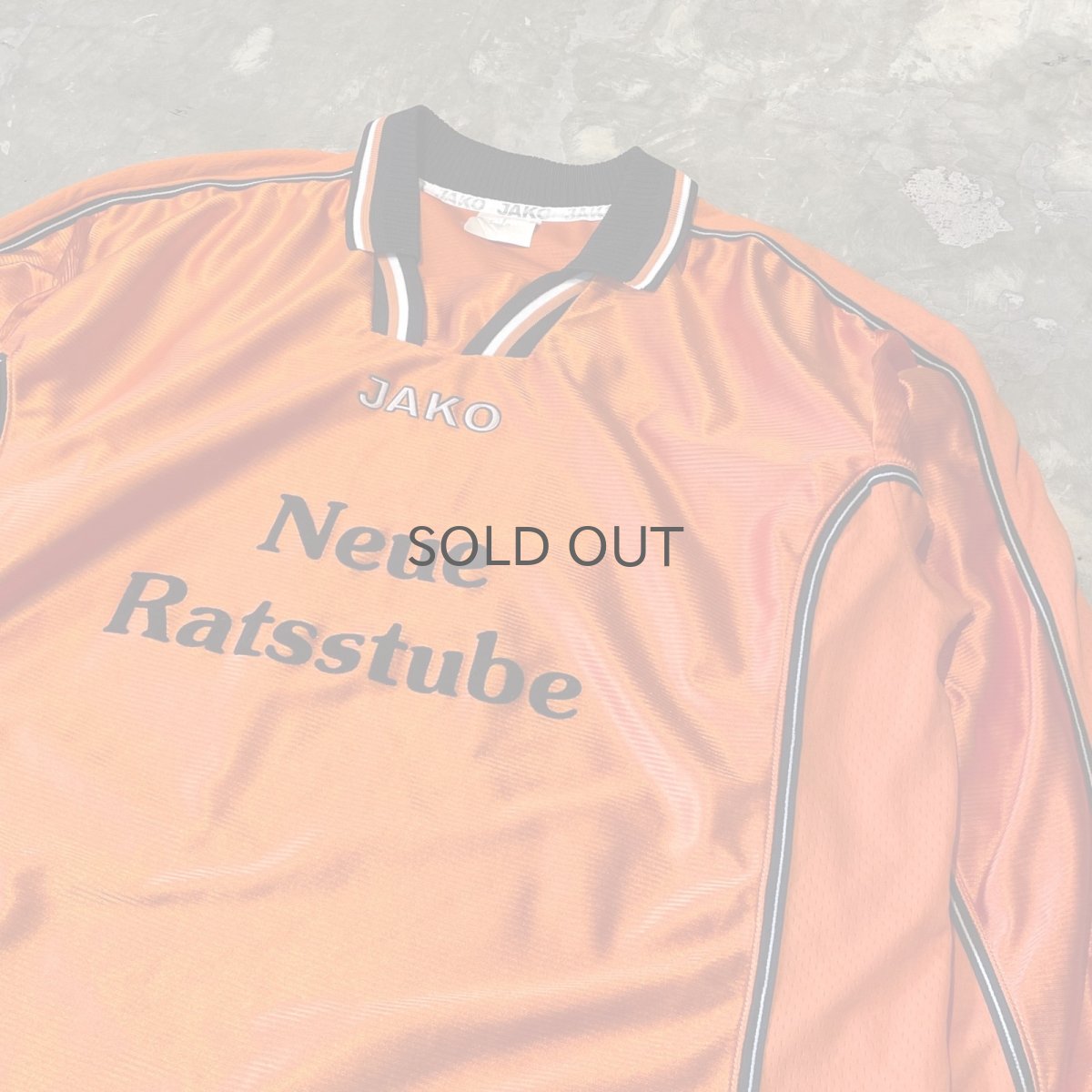 画像4: EURO ORANGE NUMBERING L/S GAME SHIRT / Mens XL (4)