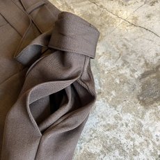 画像6: 【WONDERGROUND】BERMUDA SLACKS SHORTS / BROWN / OS (6)