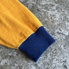 画像6: OLD SLEEVE COLOR LINE DESIGN L/S TOPS / Ladies M  (6)