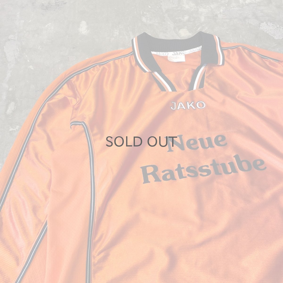 画像3: EURO ORANGE NUMBERING L/S GAME SHIRT / Mens XL (3)