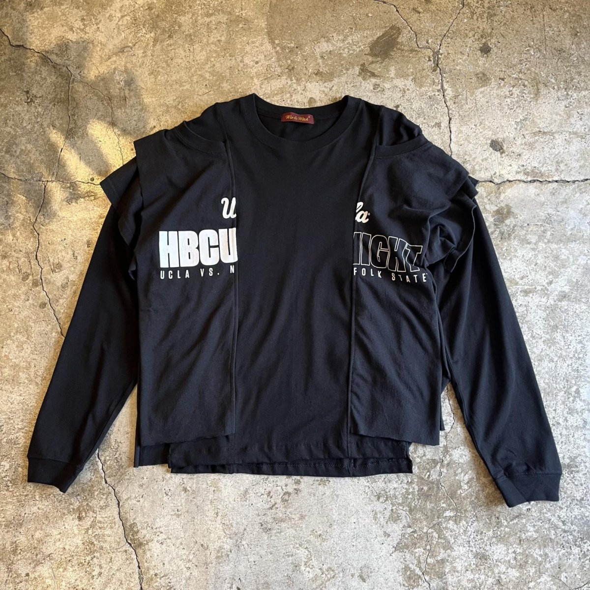 画像1: 【Wiz&Witch】"UNITED" TWINS LAYERD L/S TEE / OS (1)