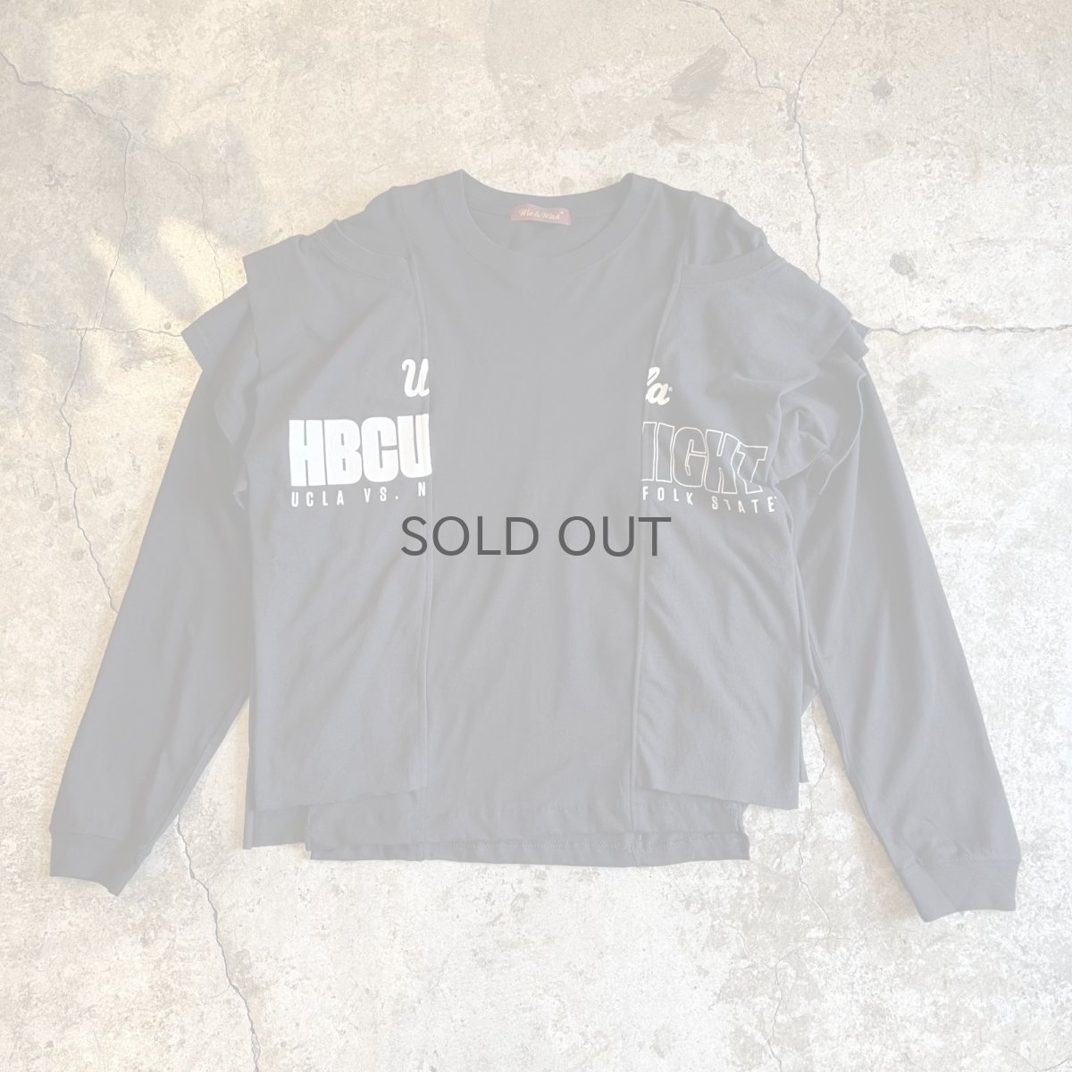 画像1: 【Wiz&Witch】"UNITED" TWINS LAYERD L/S TEE / OS (1)