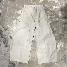画像1: 【WONDERGROUND】BALLOON SILHOUETTE DOUBLE KNEE PAINTER PANTS / GREY / S&M (1)