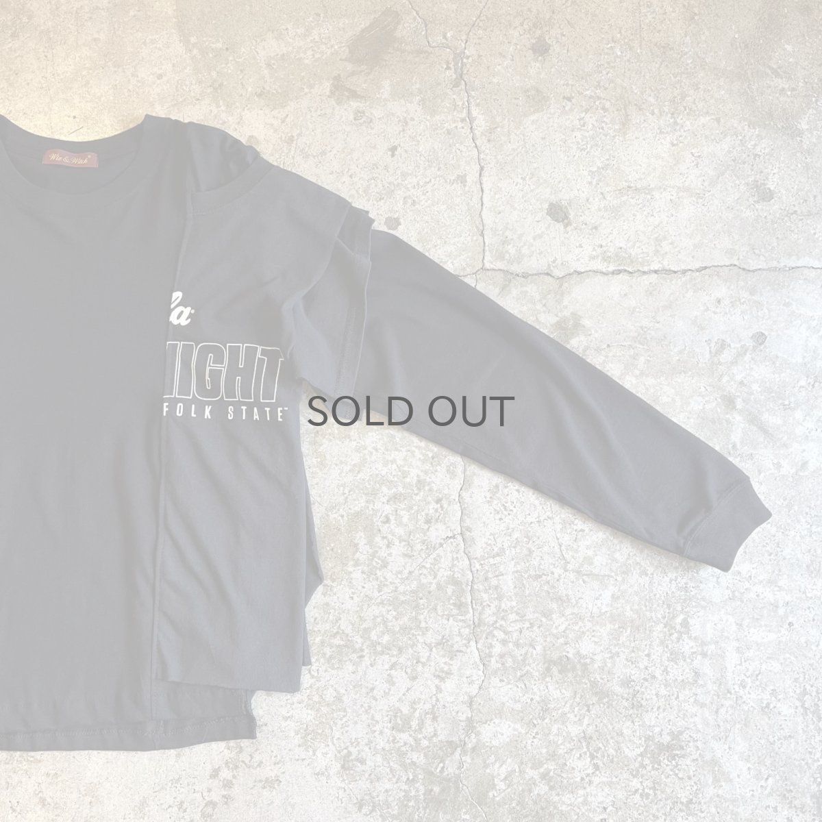 画像7: 【Wiz&Witch】"UNITED" TWINS LAYERD L/S TEE / OS (7)