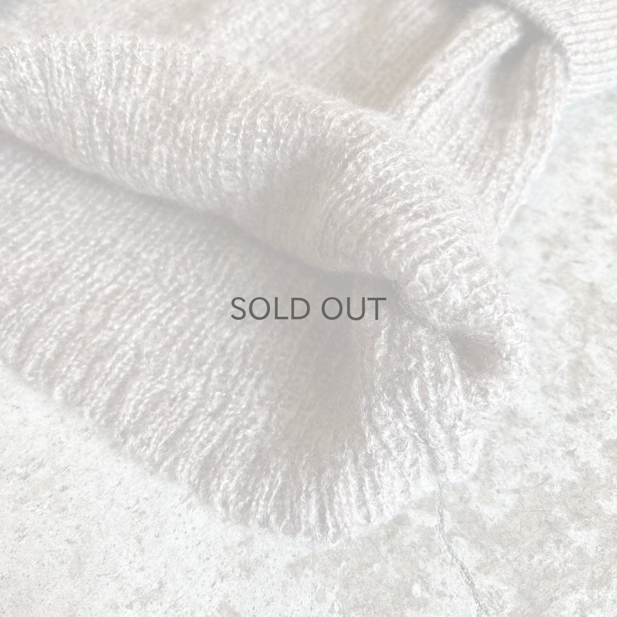 画像7: GREIGE COLOR 2 PIECES LAYERED DESIGN KNIT CARDIGAN / Ladies M (7)