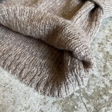 画像7: GREIGE COLOR 2 PIECES LAYERED DESIGN KNIT CARDIGAN / Ladies M (7)