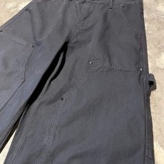 画像4: 【WONDERGROUND】BALLOON SILHOUETTE DOUBLE KNEE PAINTER PANTS / CHARCOAL / S&M (4)