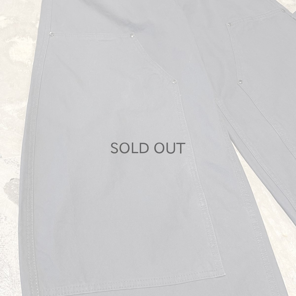 画像5: 【WONDERGROUND】BALLOON SILHOUETTE DOUBLE KNEE PAINTER PANTS / CHARCOAL / S&M (5)