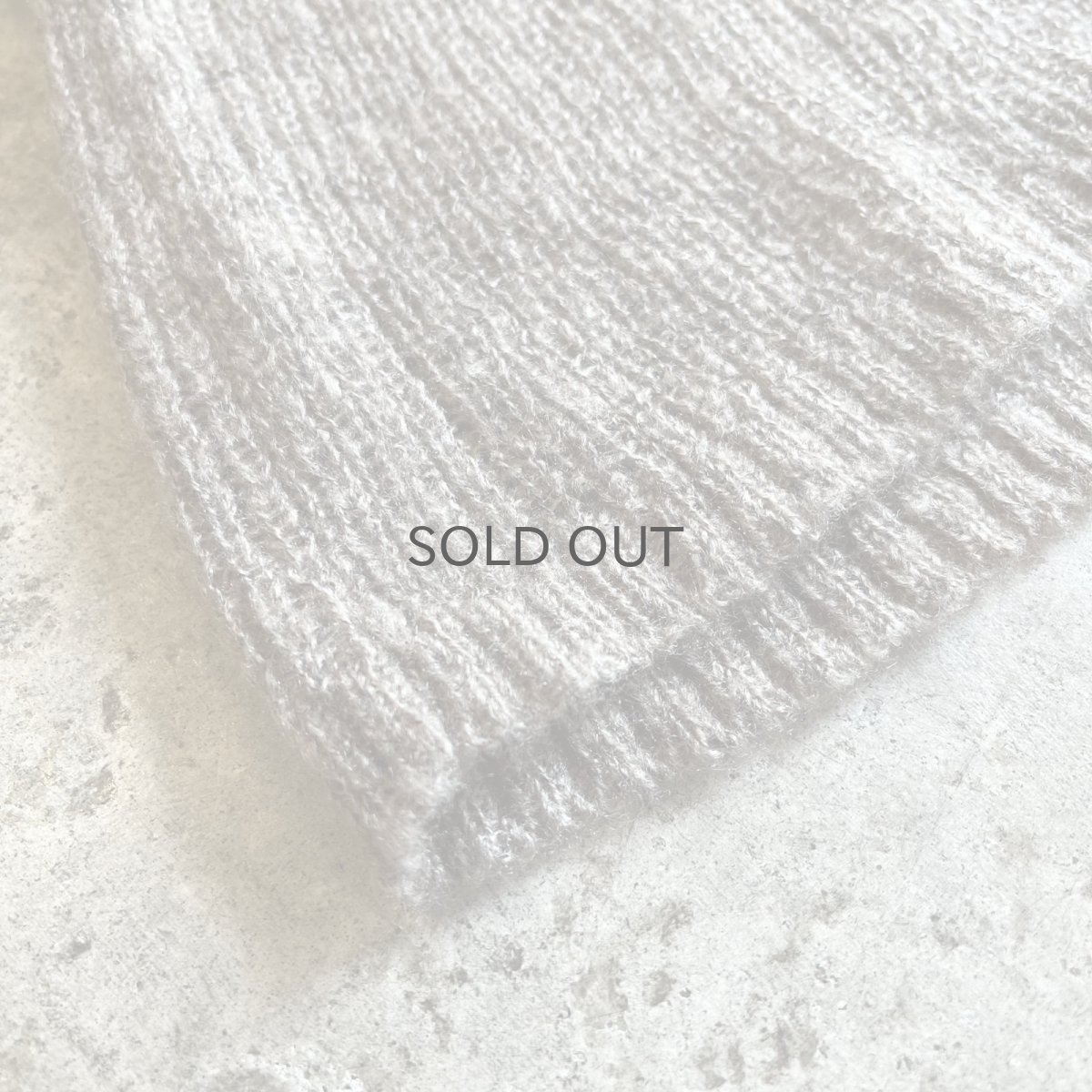 画像5: GREIGE COLOR 2 PIECES LAYERED DESIGN KNIT CARDIGAN / Ladies M (5)