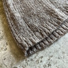 画像5: GREIGE COLOR 2 PIECES LAYERED DESIGN KNIT CARDIGAN / Ladies M (5)