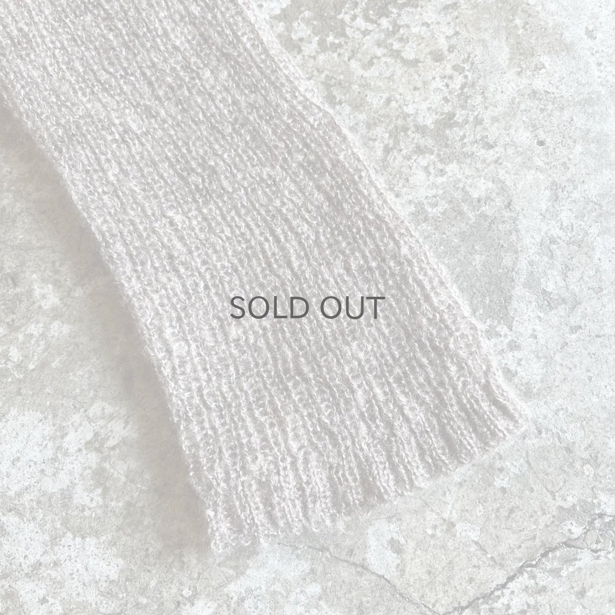 画像8: GREIGE COLOR 2 PIECES LAYERED DESIGN KNIT CARDIGAN / Ladies M (8)