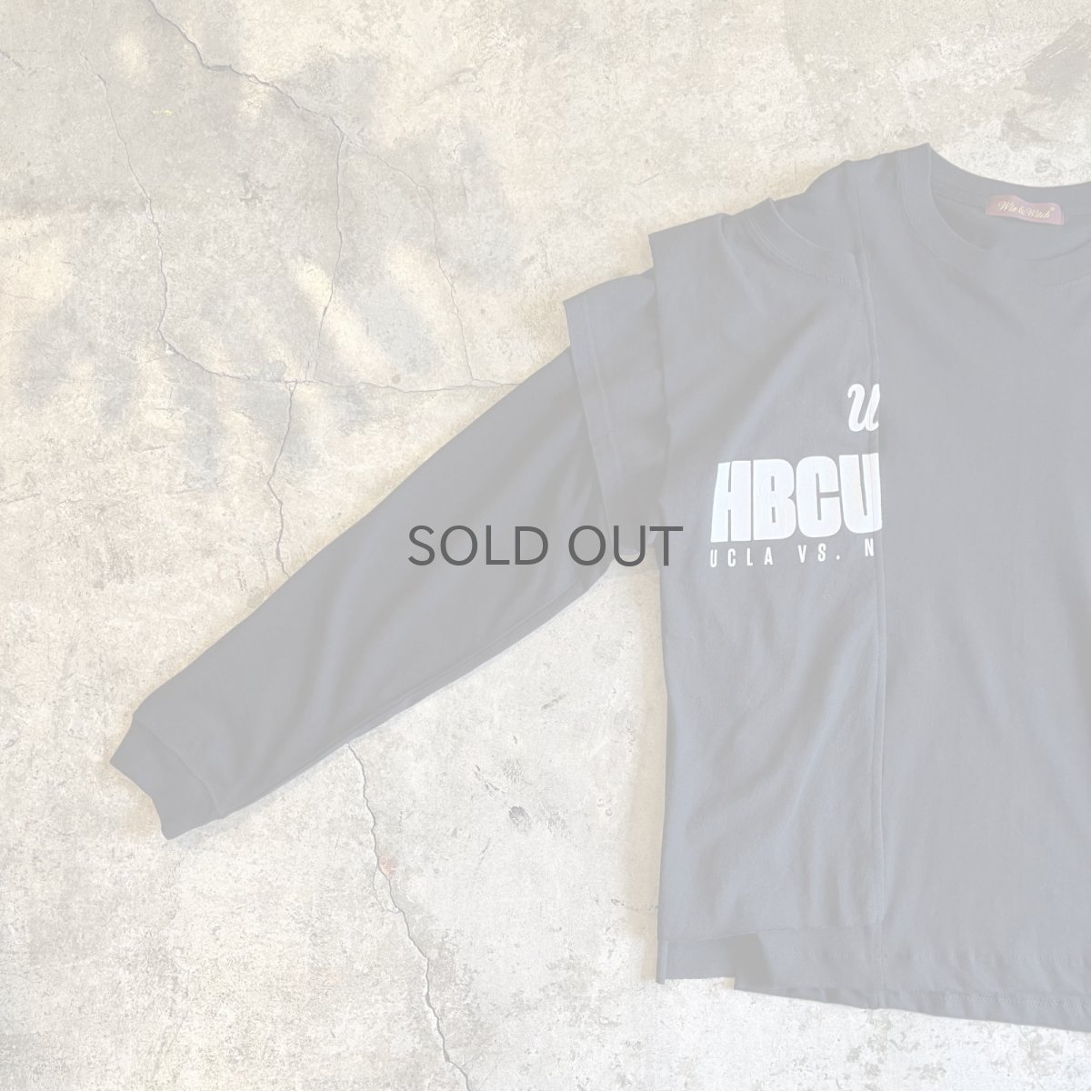 画像6: 【Wiz&Witch】"UNITED" TWINS LAYERD L/S TEE / OS (6)