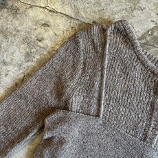 画像11: GREIGE COLOR 2 PIECES LAYERED DESIGN KNIT CARDIGAN / Ladies M (11)