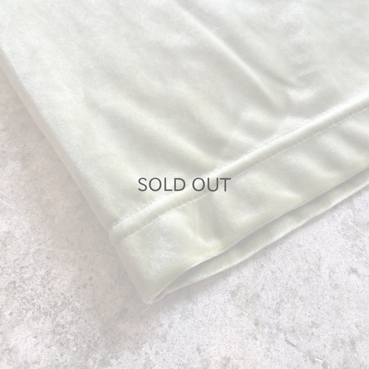 画像3: WAIST RIBBON DESIGN COLOR VELVET PANTS / ~W33 (3)