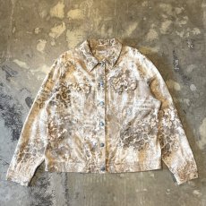 画像1: ALL OVER GRAPHIC PATTERN COTTON JACKET / Mens M (1)
