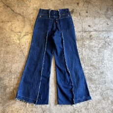 画像2: 【Wiz&Witch】"UNITED" TWINS WIDE DENIM PANTS / W29 (2)