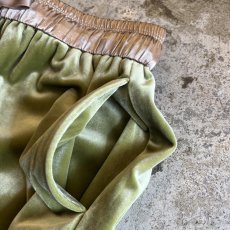画像8: WAIST RIBBON DESIGN COLOR VELVET PANTS / ~W33 (8)