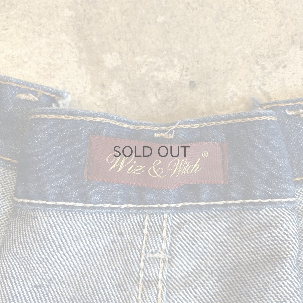 画像10: 【Wiz&Witch】"UNITED" TWINS WIDE DENIM PANTS / W29 (10)