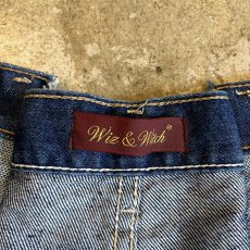 画像10: 【Wiz&Witch】"UNITED" TWINS WIDE DENIM PANTS / W29 (10)