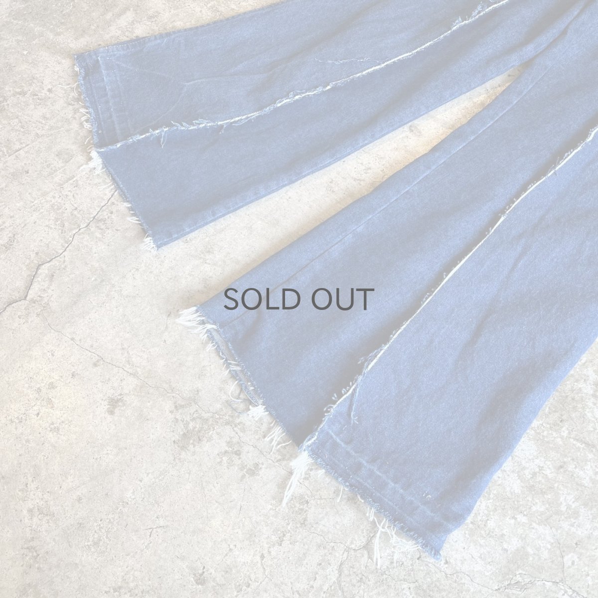 画像4: 【Wiz&Witch】"UNITED" TWINS WIDE DENIM PANTS / W29 (4)