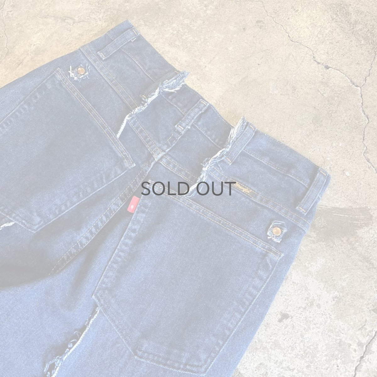 画像9: 【Wiz&Witch】"UNITED" TWINS WIDE DENIM PANTS / W29 (9)