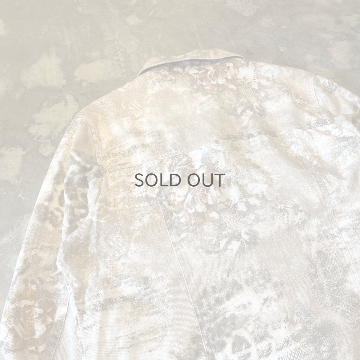 画像9: ALL OVER GRAPHIC PATTERN COTTON JACKET / Mens M (9)