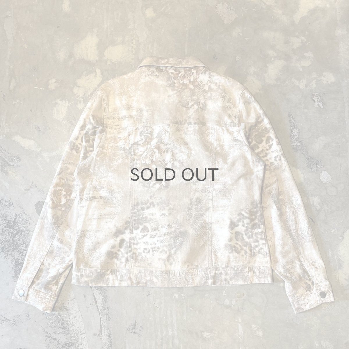 画像2: ALL OVER GRAPHIC PATTERN COTTON JACKET / Mens M (2)