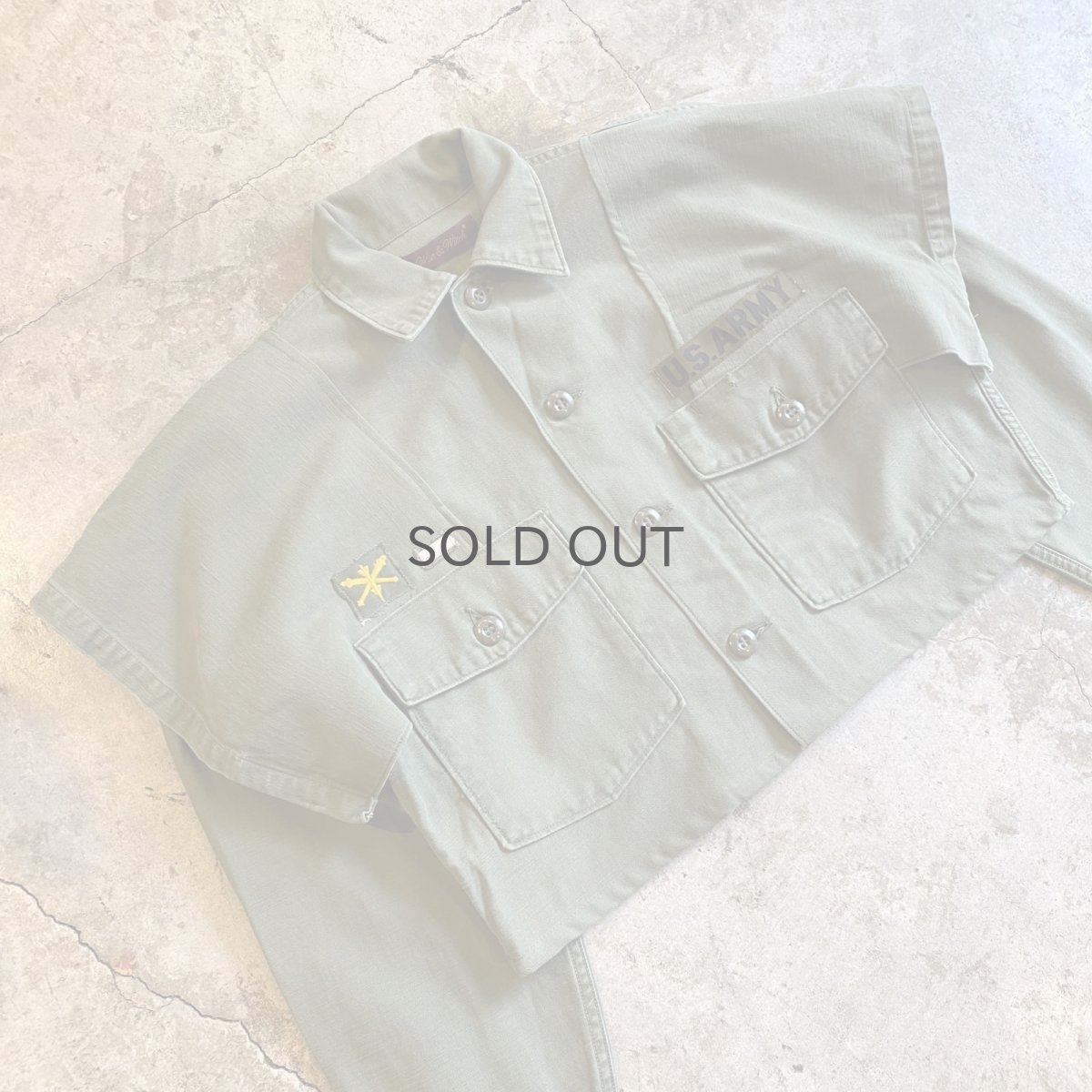 画像3: 【Wiz&Witch】"WANDERER" OLD MILITARY DOUBLE SHOULDER JACKET / OS (3)