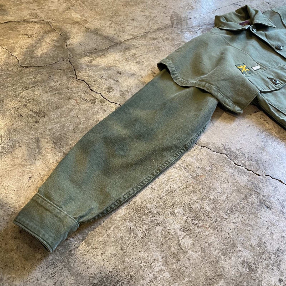 画像6: 【Wiz&Witch】"WANDERER" OLD MILITARY DOUBLE SHOULDER JACKET / OS (6)