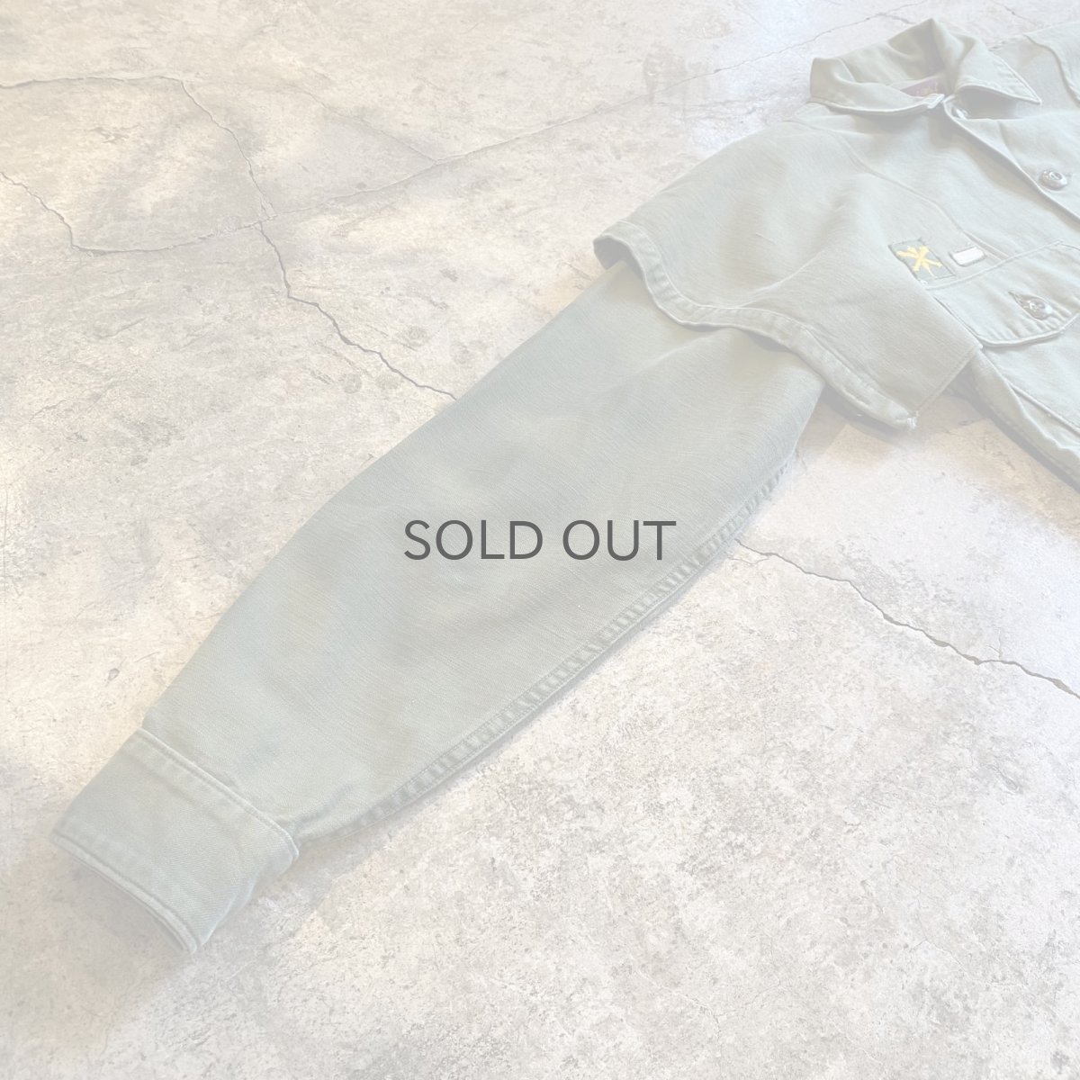 画像6: 【Wiz&Witch】"WANDERER" OLD MILITARY DOUBLE SHOULDER JACKET / OS (6)