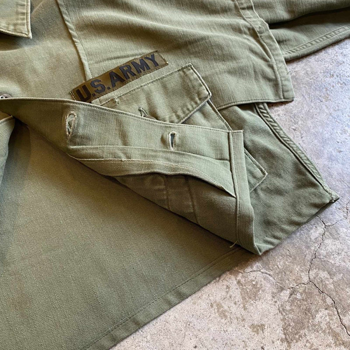 画像9: 【Wiz&Witch】"WANDERER" OLD MILITARY DOUBLE SHOULDER JACKET / OS (9)