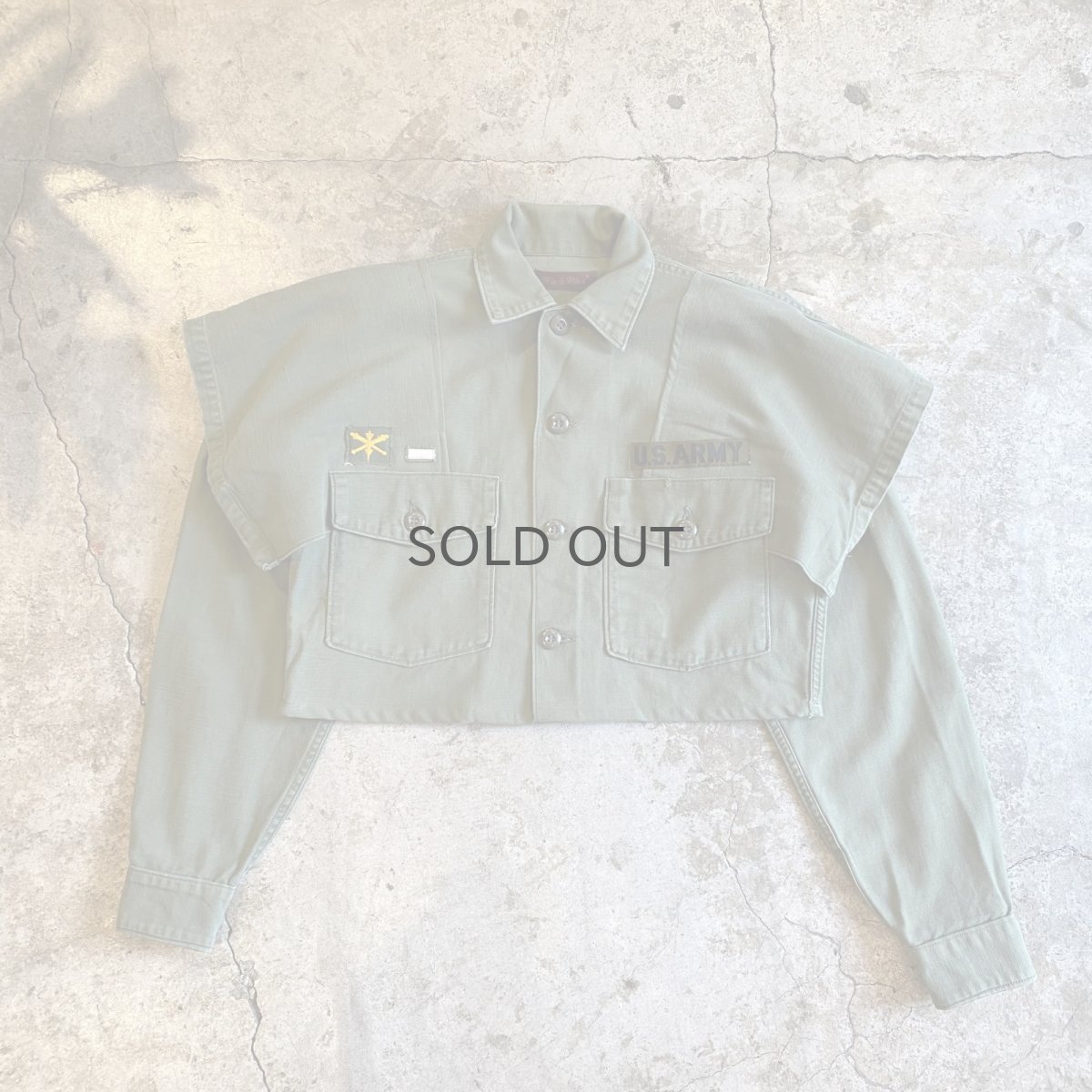 画像1: 【Wiz&Witch】"WANDERER" OLD MILITARY DOUBLE SHOULDER JACKET / OS (1)