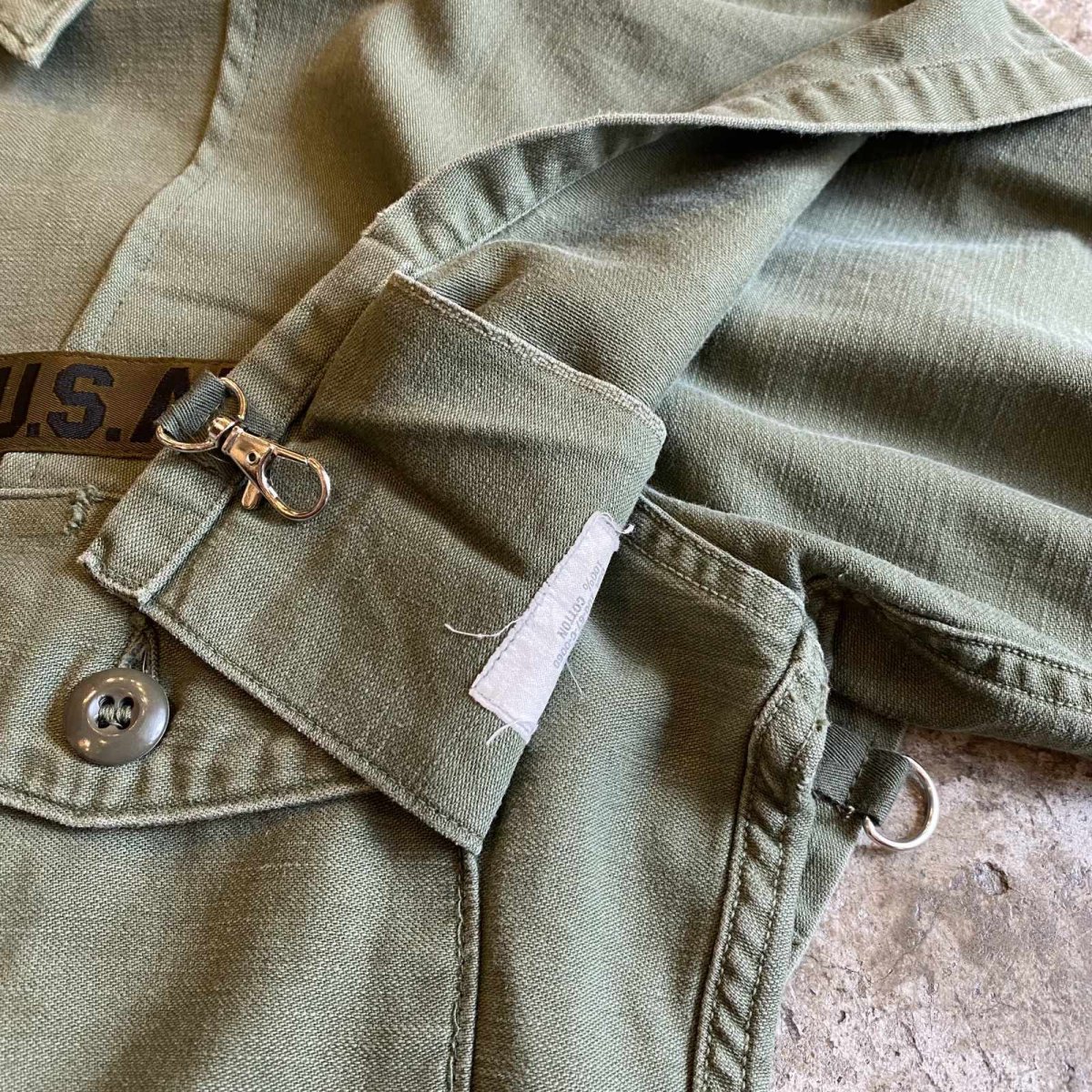 画像8: 【Wiz&Witch】"WANDERER" OLD MILITARY DOUBLE SHOULDER JACKET / OS (8)