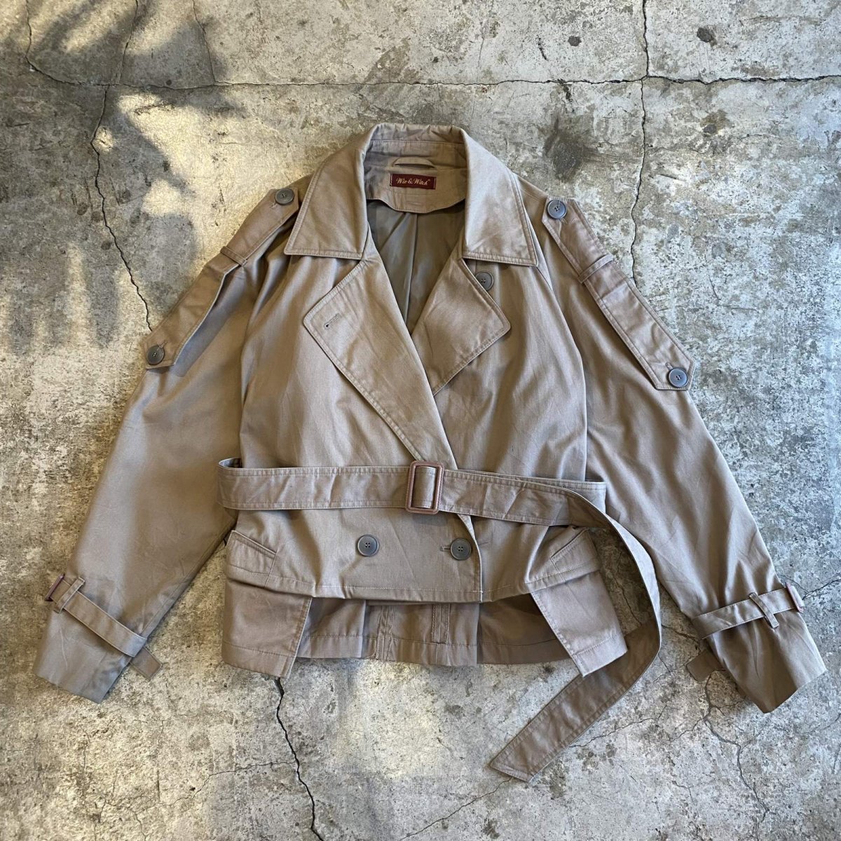 画像1: 【Wiz&Witch】"THE U.K" SHORT TRENCH COAT / OS (1)
