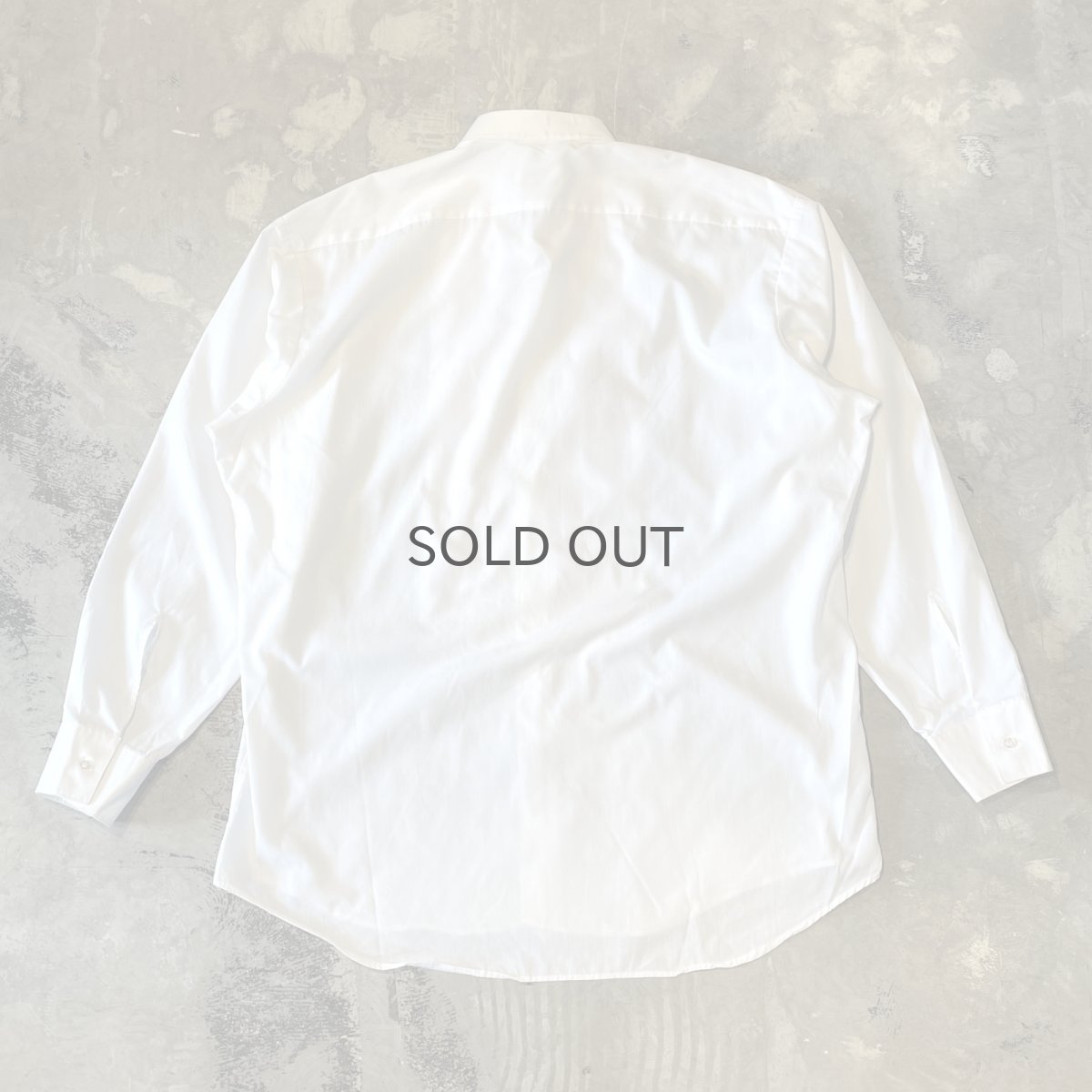 画像2: COLOR SWITCHED PLEATED DRESS L/S SHIRT / Mens XL / MADE IN USA (2)