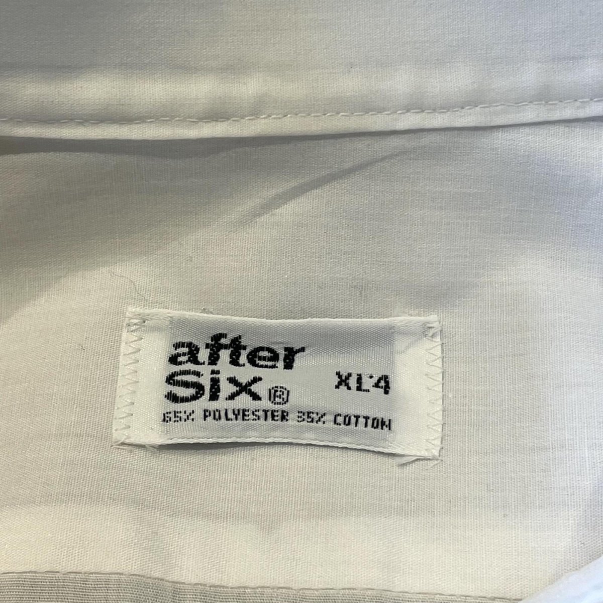 画像12: COLOR SWITCHED PLEATED DRESS L/S SHIRT / Mens XL / MADE IN USA (12)