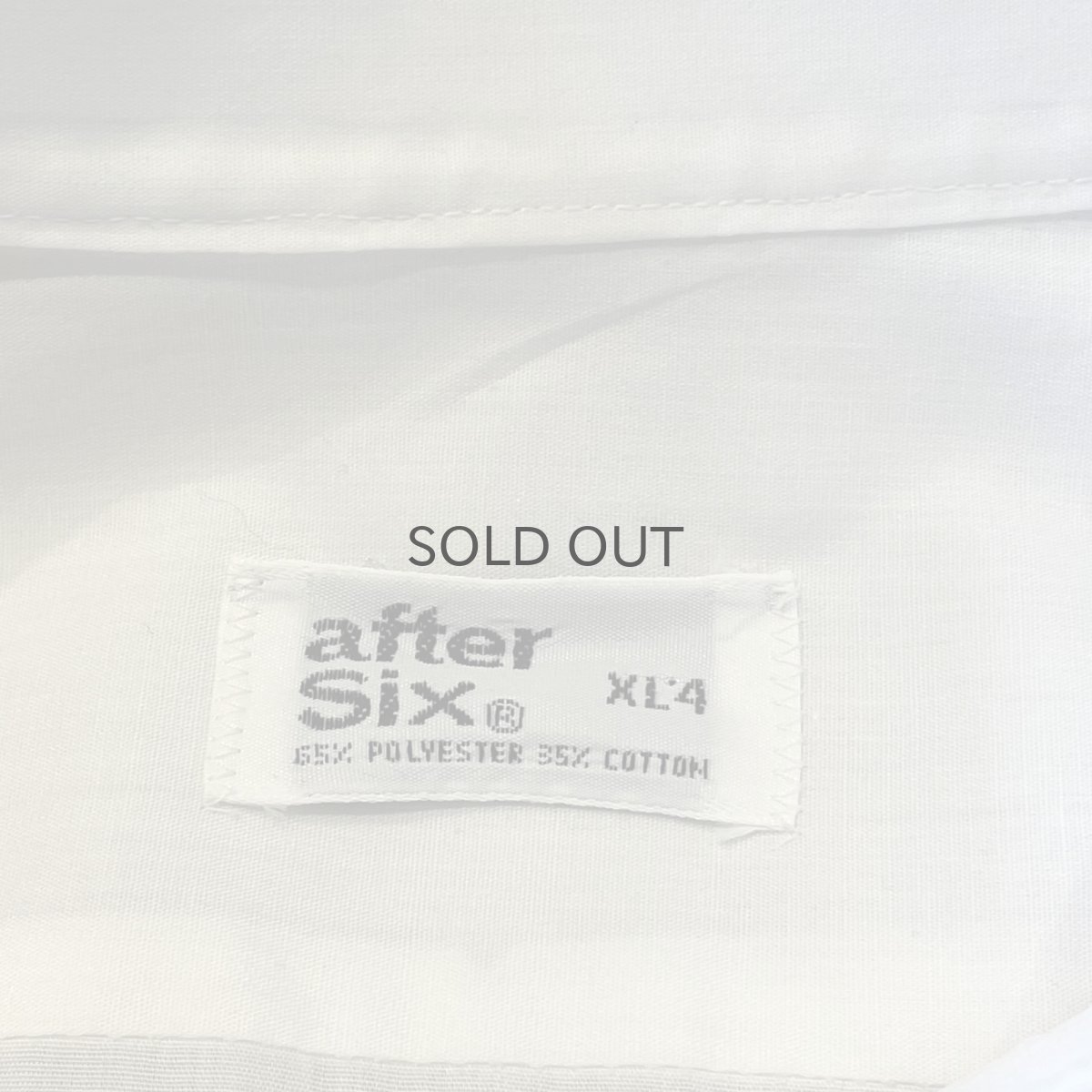 画像12: COLOR SWITCHED PLEATED DRESS L/S SHIRT / Mens XL / MADE IN USA (12)