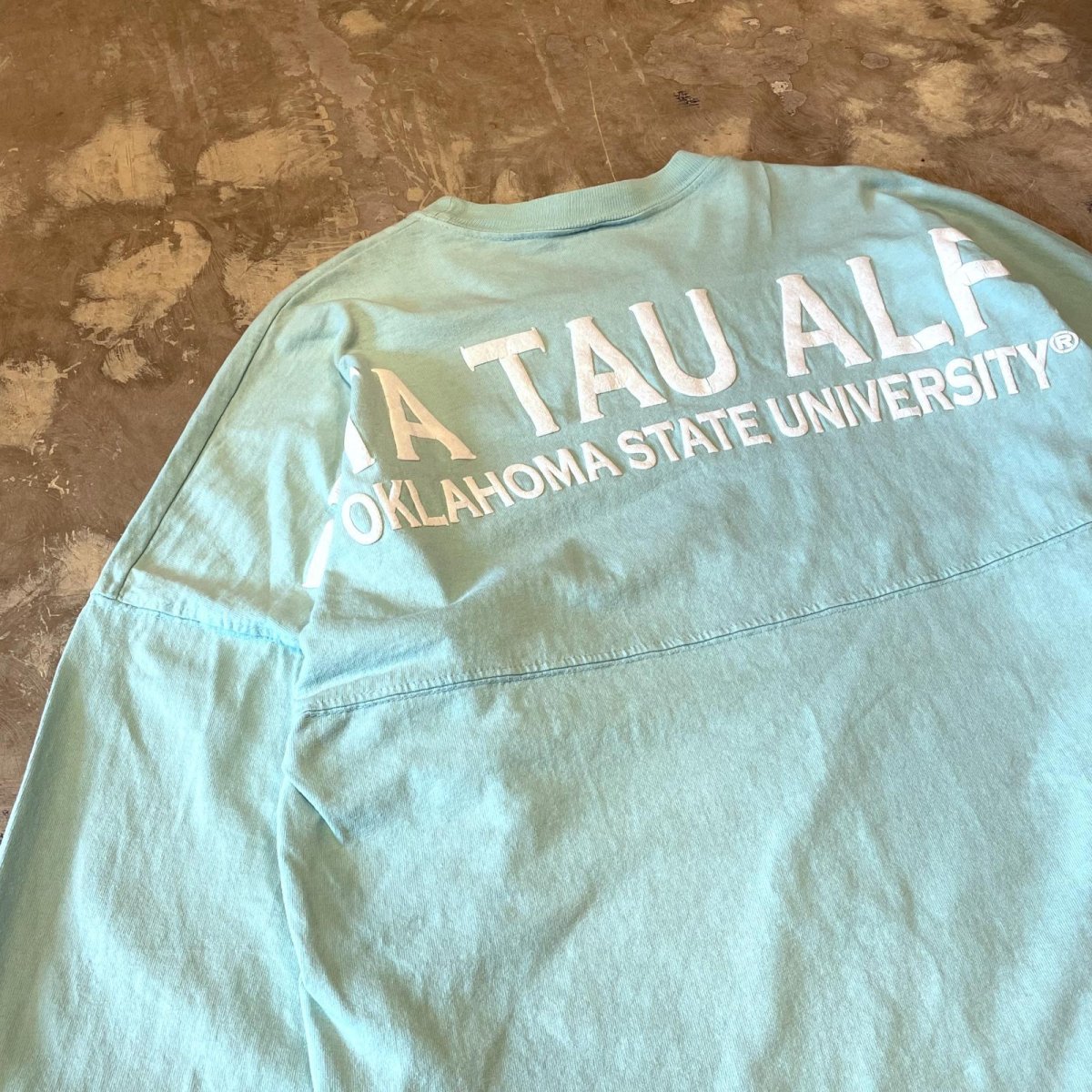 画像9: BACK FOAM PRINTED L/S TEE / Mens M(L) / MADE IN USA (9)