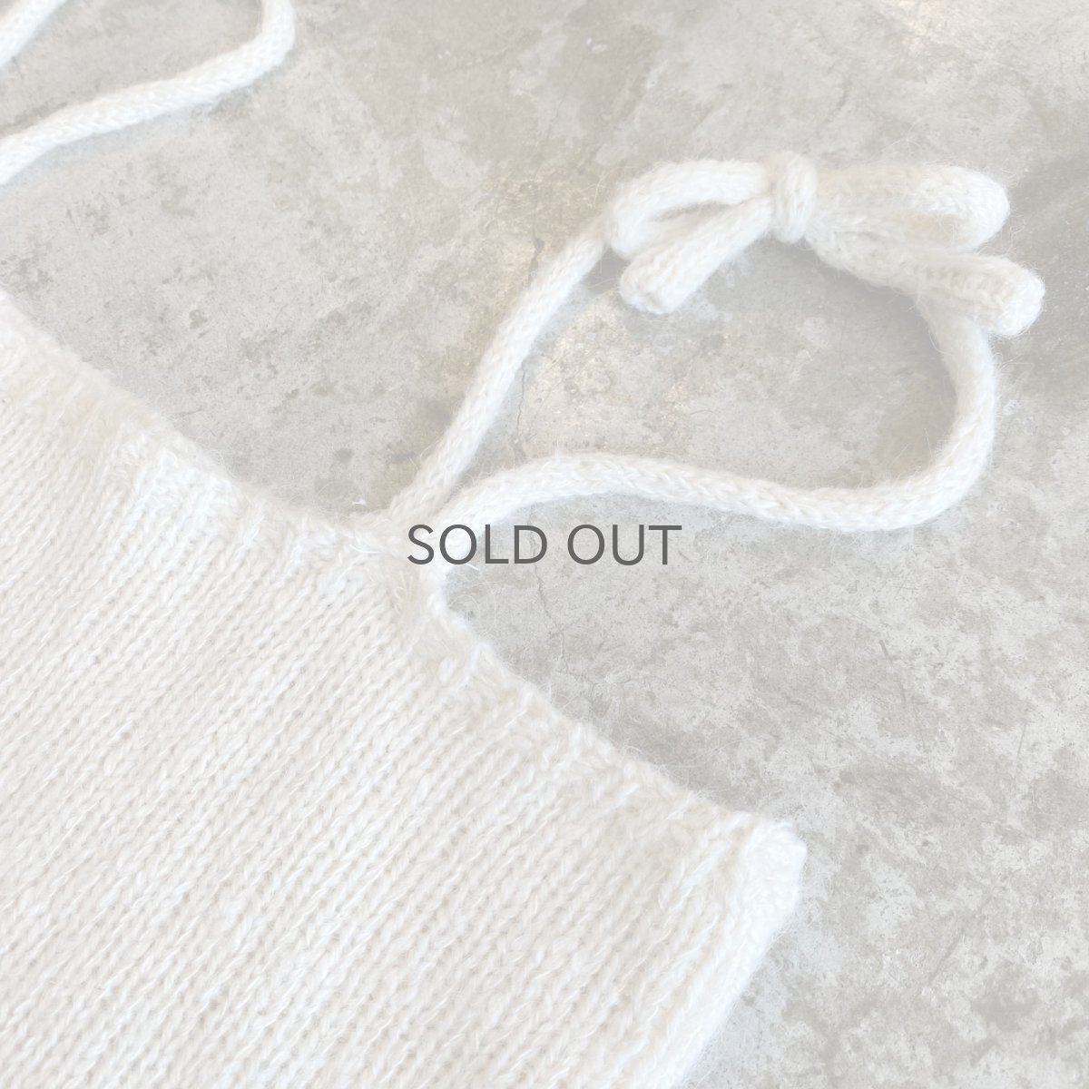 画像7: KNIT DESIGN SLIPKNOT CAMISOLE / Ladies M / WHITE (7)