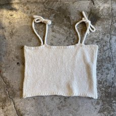 画像2: KNIT DESIGN SLIPKNOT CAMISOLE / Ladies M (2)