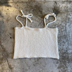 画像1: KNIT DESIGN SLIPKNOT CAMISOLE / Ladies M (1)